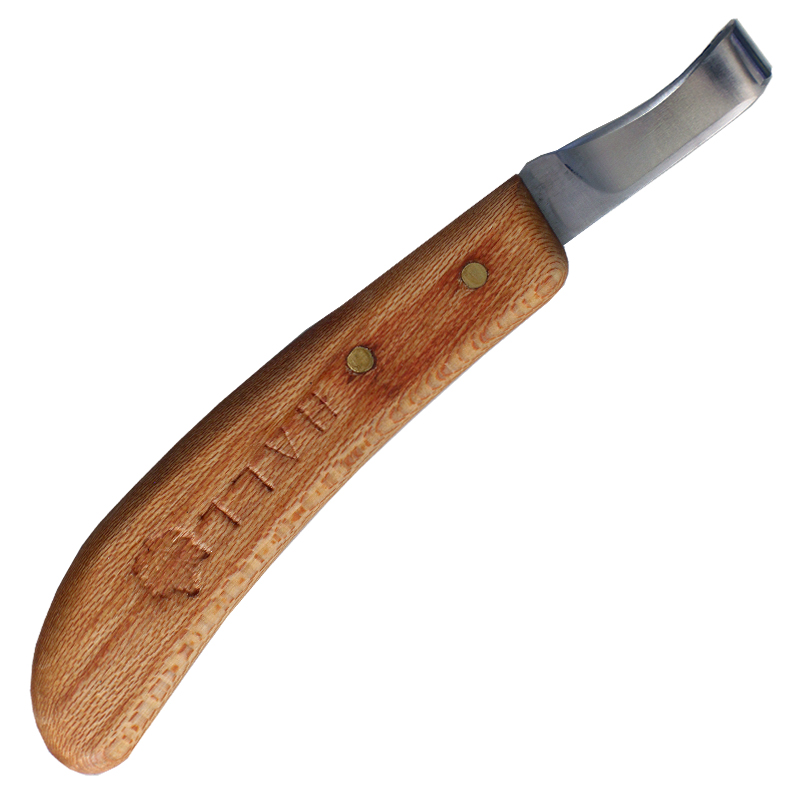 Right Hand Hall Hoof Knife Curved Blade