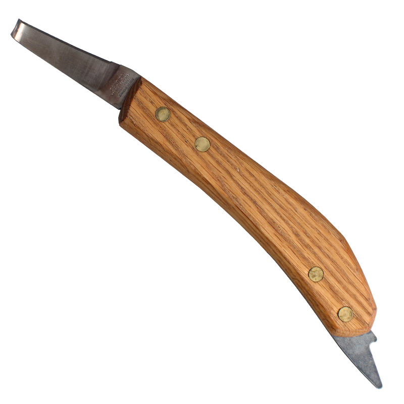 Left Hand Chris Gregory Hoof Knife Long w/Rooster Tail