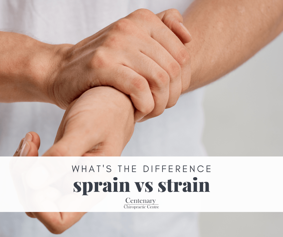 Sprain vs Strain » Centenary Chiropractic Centre Your family chiropractor