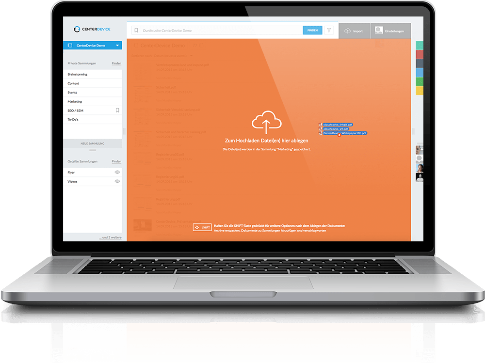 CenterDevice & Dropscan Verwalten Sie Ihre Scans in der Cloud!