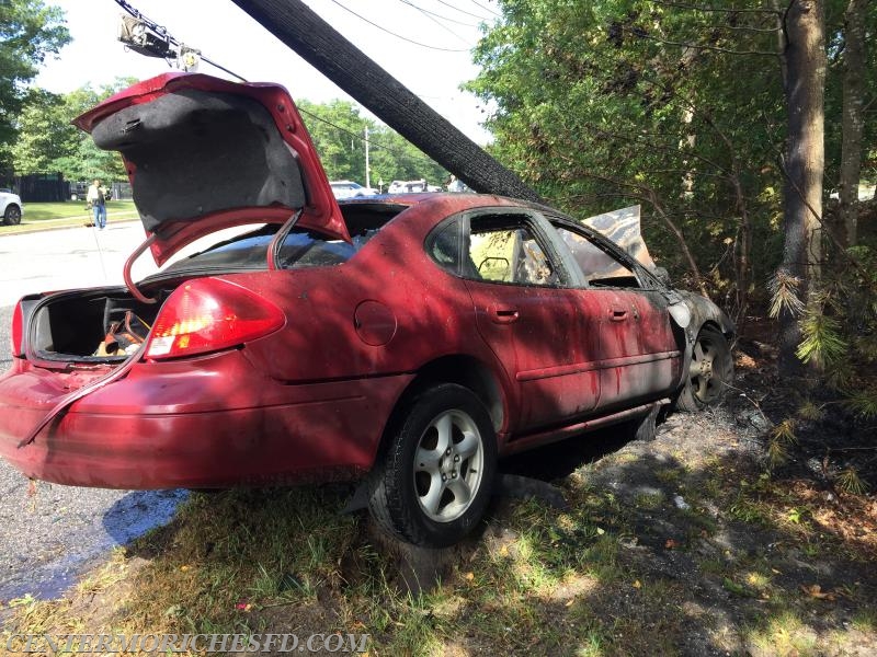 Car Into Utility Pole Shuts Down Moriches Middle Island Road … Center