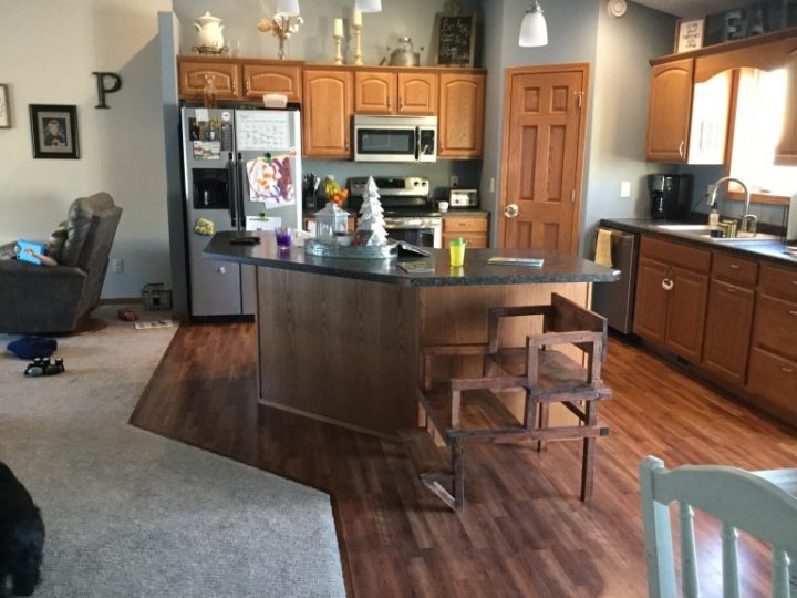 Golden Oak Kitchen Transformation Center of Design