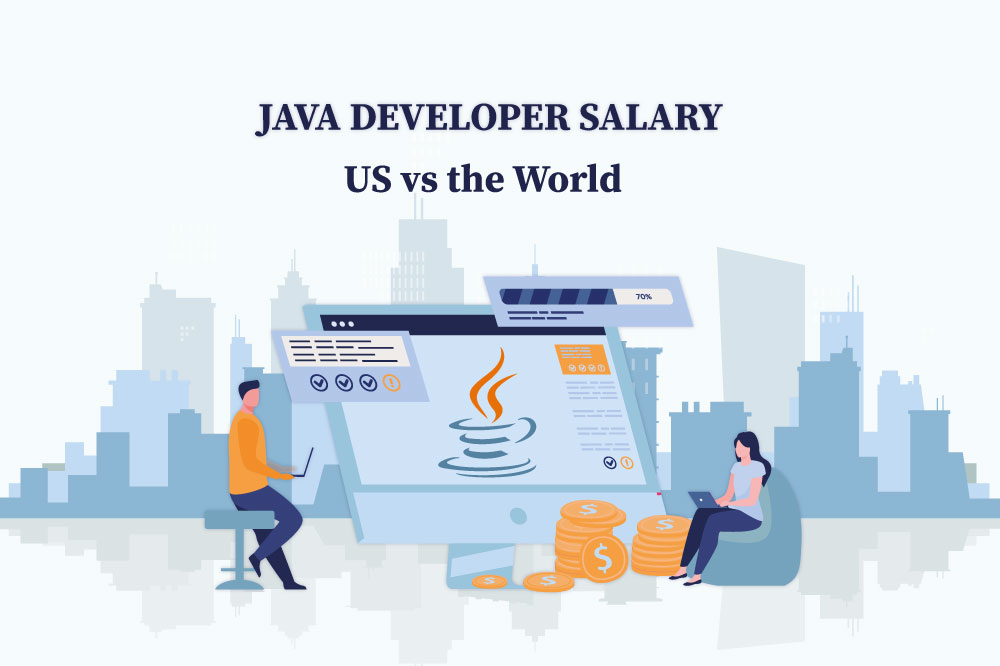 Average Java Developer salary US vs World vs India