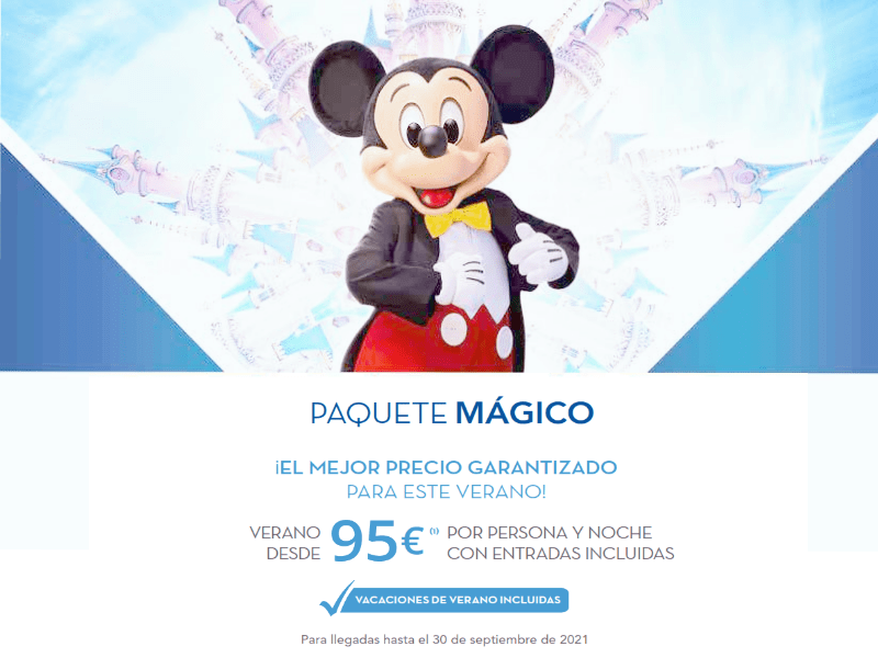 Ofertas a Disneyland París 2021 ★ Central de Vacaciones
