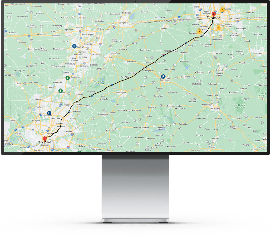 Discover Loads Along Your Trucks’ Current Routes Central Dispatch