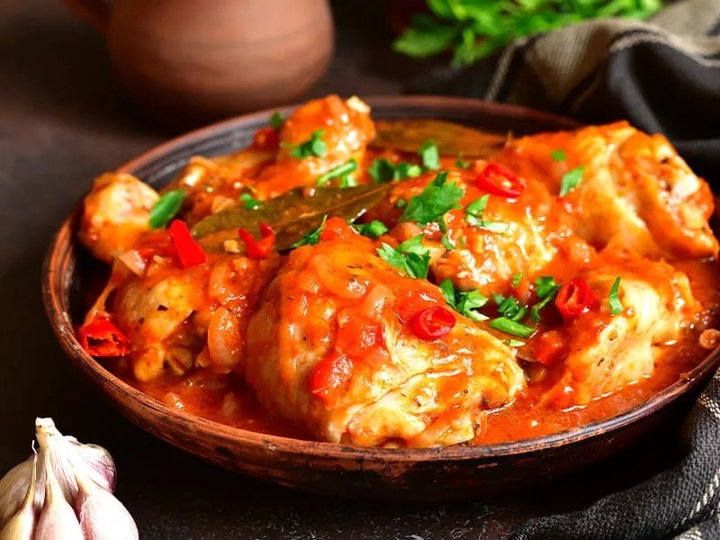 Receta de pollo al chilindrón Central Lechera Asturiana