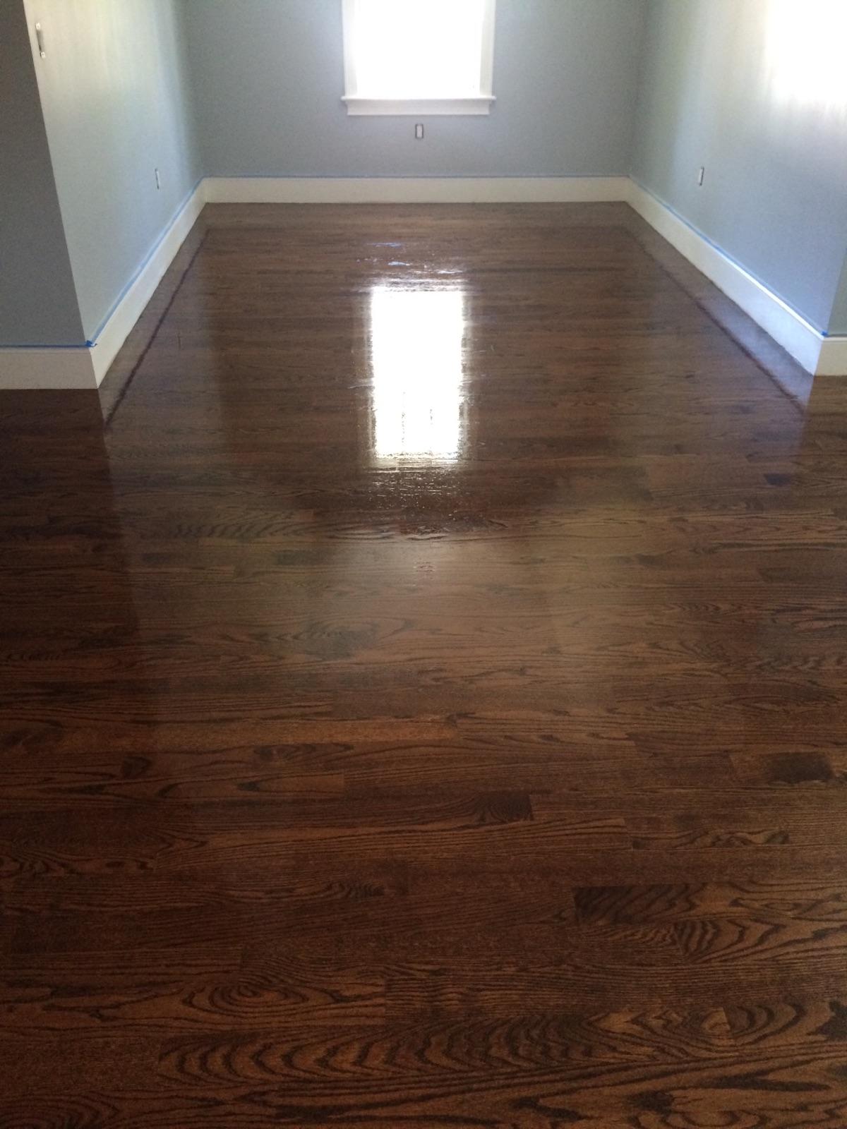 Antique Brown Stain on Red Oak Floors Central Mass Hardwood Inc.