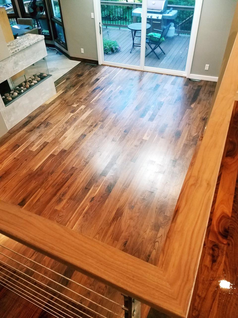 4" American Walnut Hardwood Floors Central Mass Hardwood Inc.