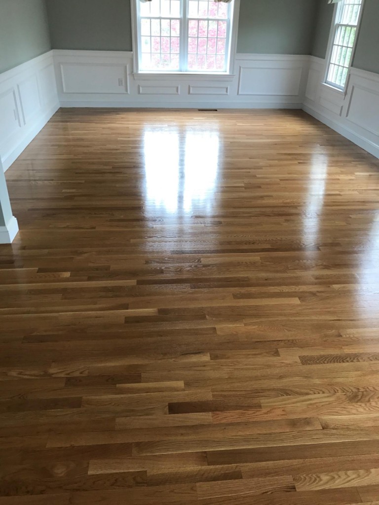 Natural White Oak Floors with Oil Based Finish Central Mass Hardwood Inc.