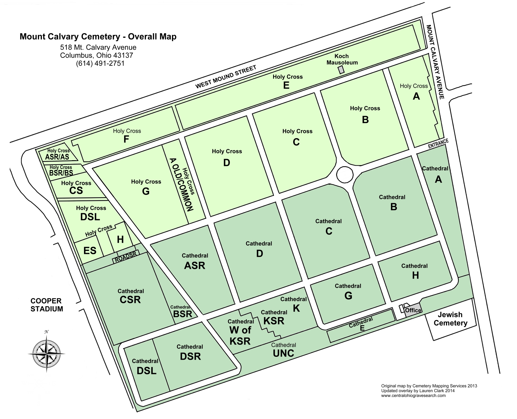 Mount Calvary Cemetery, Franklin County, Ohio