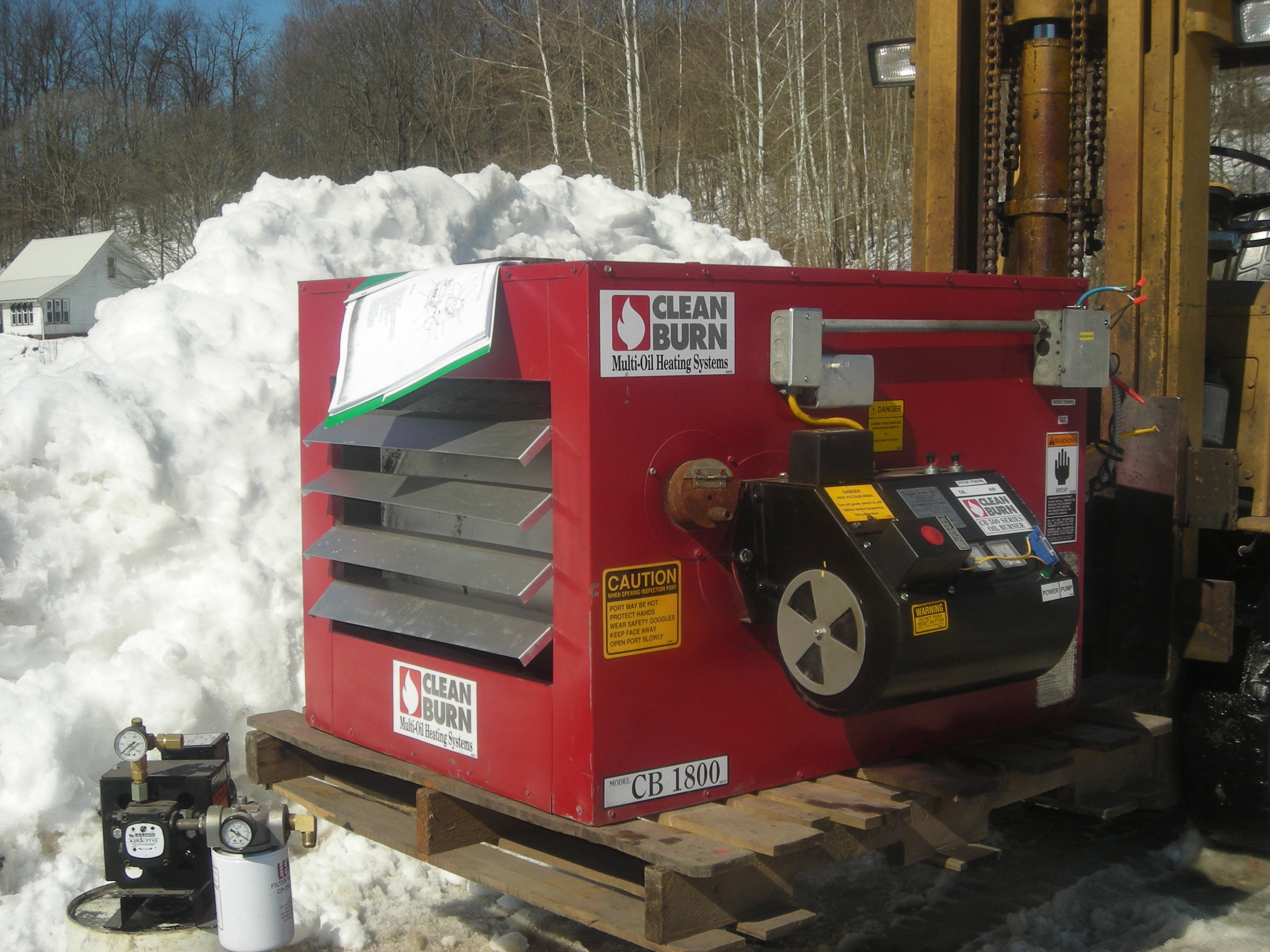 Clean Burn Waste oil Heater Furnace