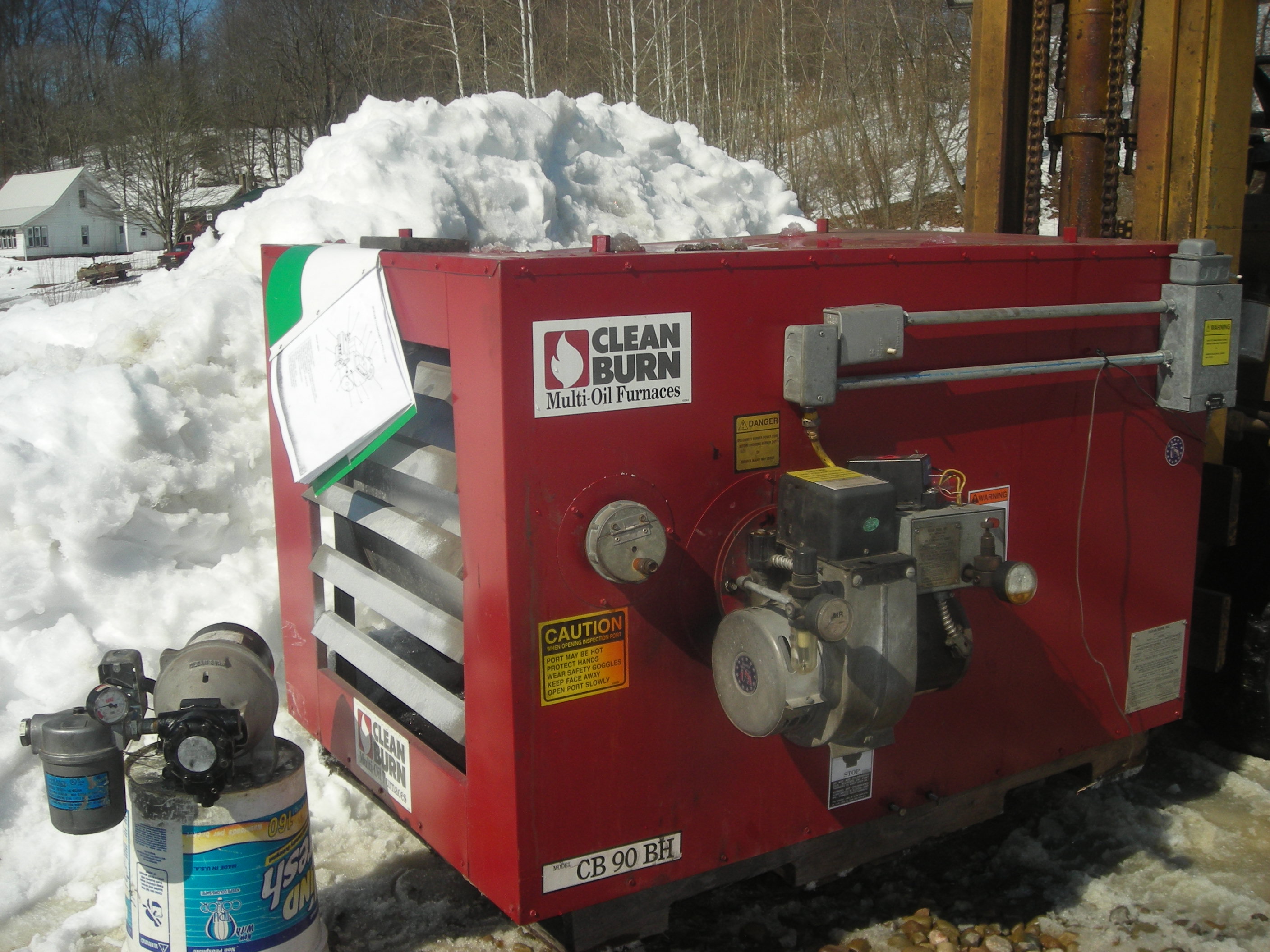 Clean Burn Waste oil Heater Furnace