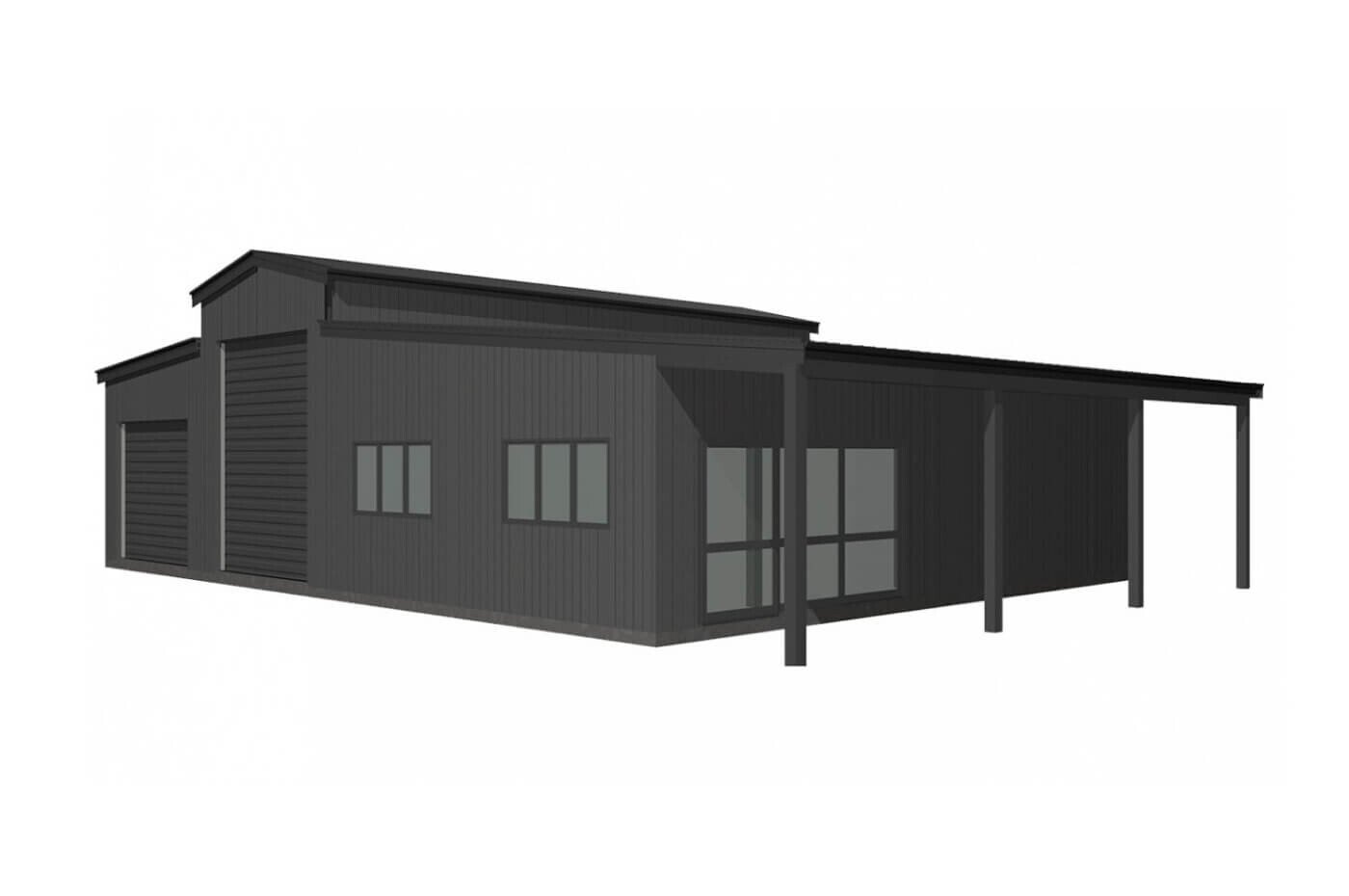 Heritage Barn Frame 160sqm Central Steel Framing