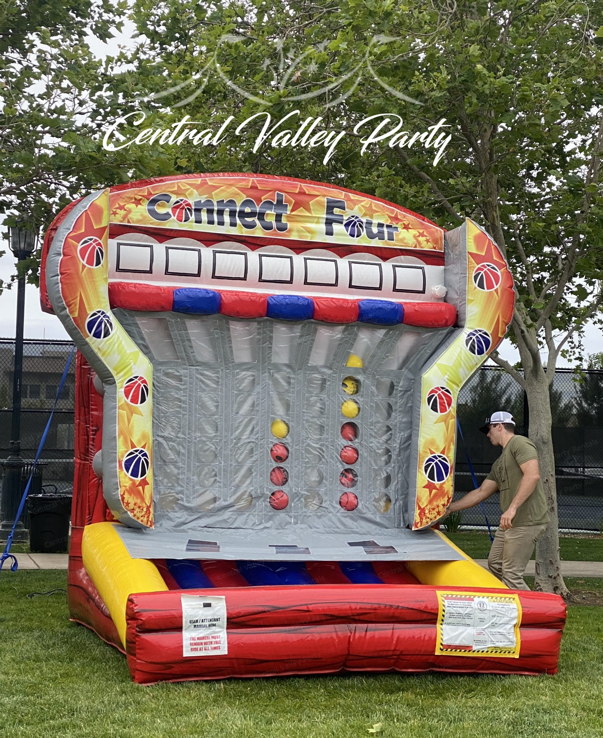 Connect 4 Inflatable Basketball