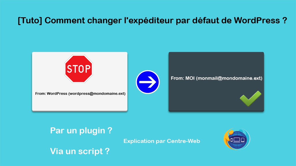 Changer l'expéditeur par défaut de WordPress.