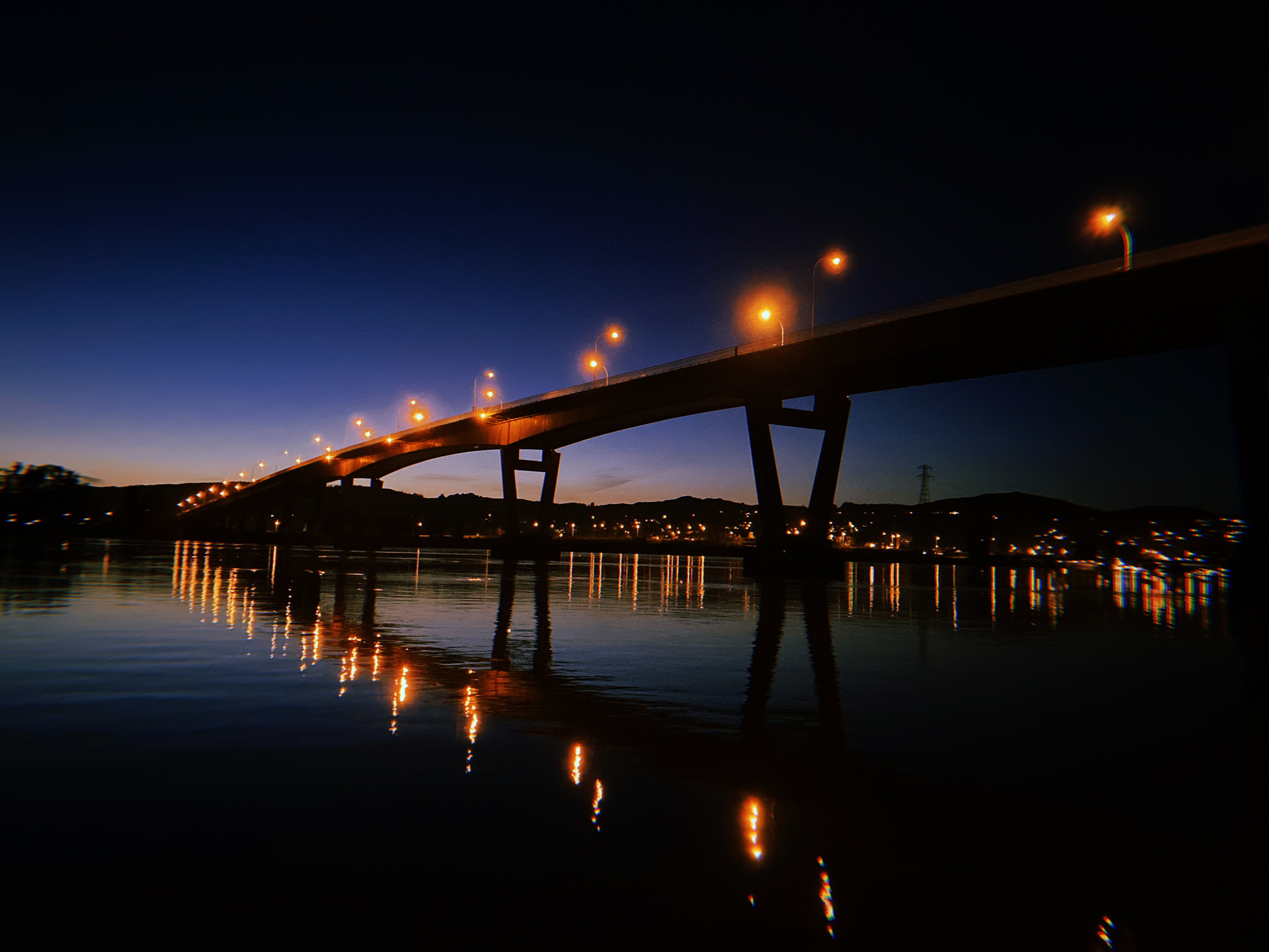 Mission Bridge at Night Salvation Army Centre of Hope