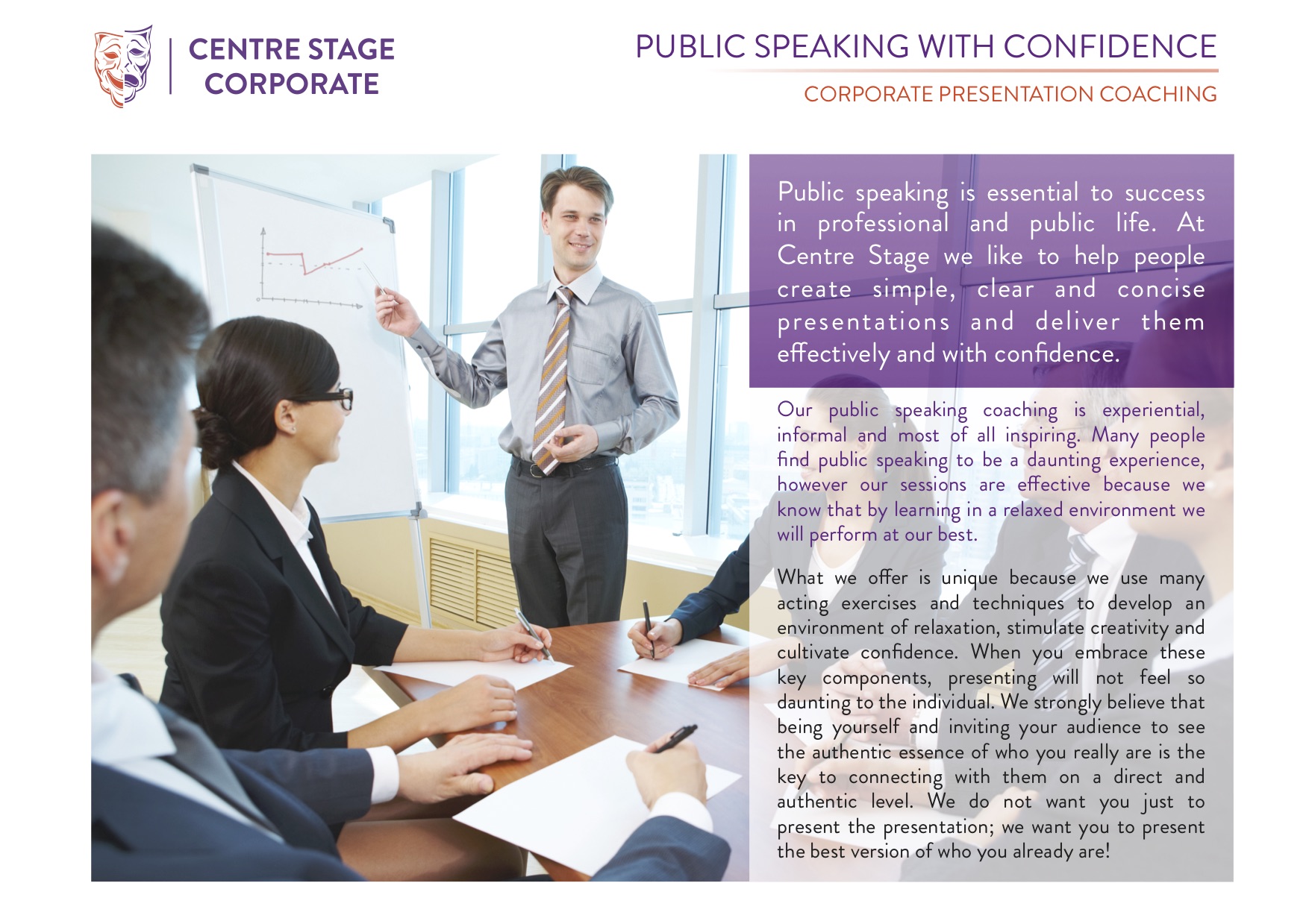 Corporate Coaching, Public Speaking, Training & Development