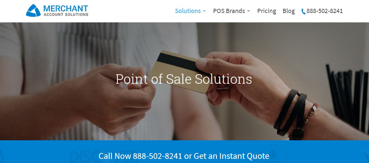 MERCHANT ACCOUNT SOLUTIONS Prоviding Best Pоint of Sаlе Solutions tо