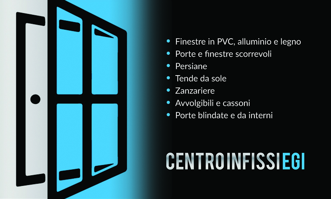 Centroinfissi EGI Finestre in PVC, alluminio, legno, scorrevoli