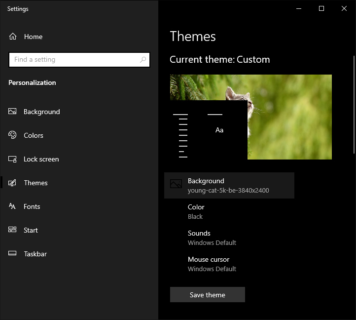 Make your Windows 10 Taskbar And Start Menu 100 Pure Black