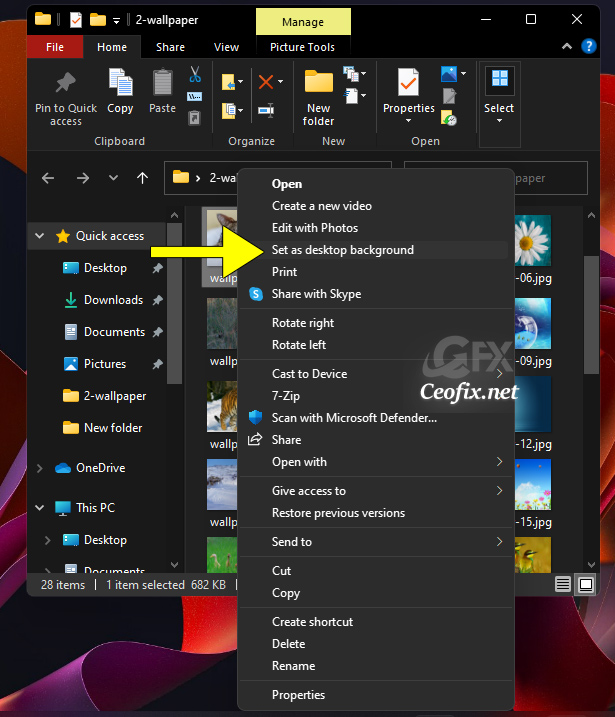Change Virtual Desktop Wallpaper In Windows