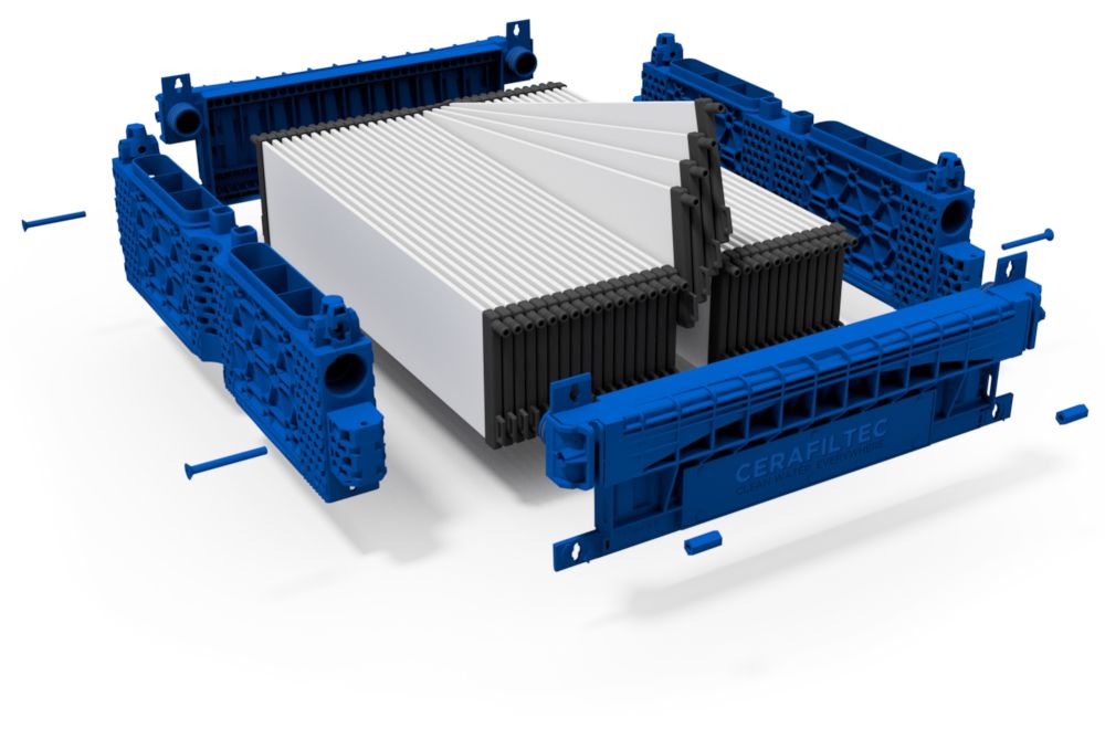 Ceramic flat sheet membrane technology provider CERAFILTEC Unique
