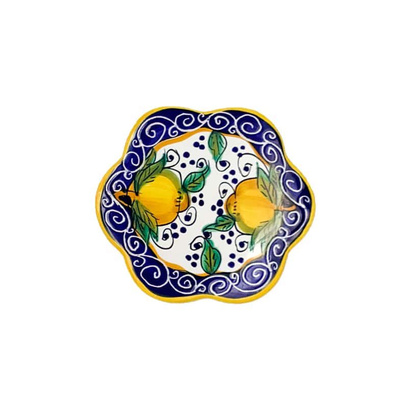 Ceramic hot plate 6.4 inch Ceramica Assunta Positano