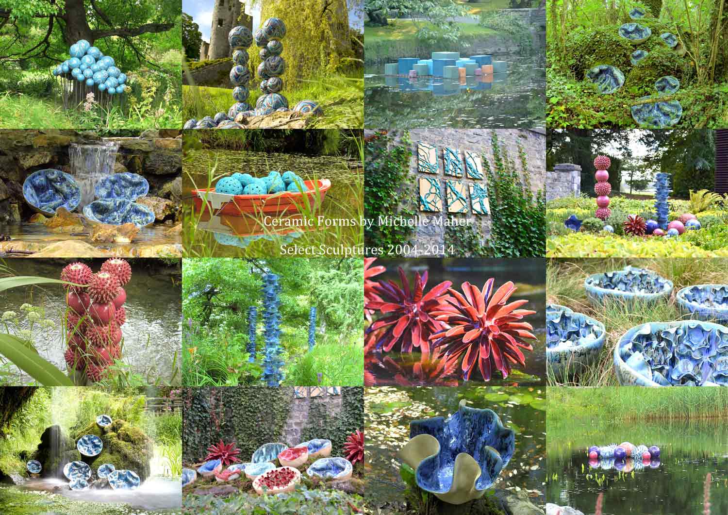 Michelle_Maher_Sculpture_Collage Ceramic Forms