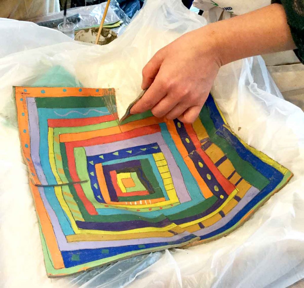 michelle_maher_ceramic_class_monoprint Ceramic Forms