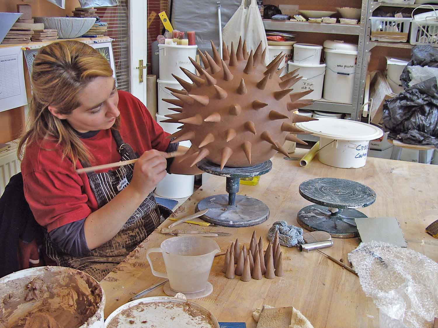 michelle_maher_pollen_hotspot_ceramic_scupture_process Ceramic Forms