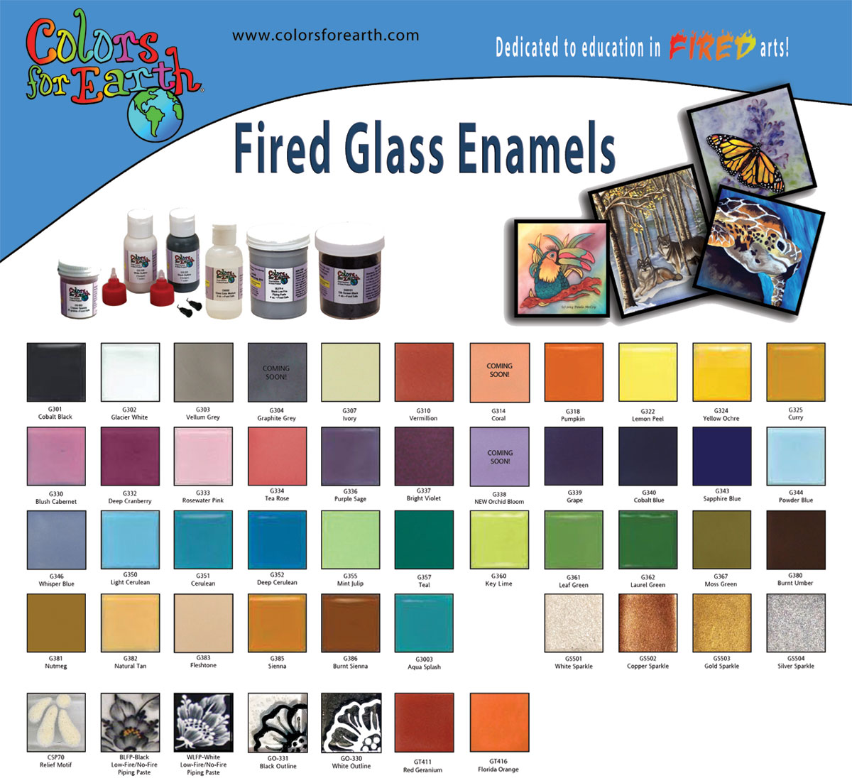 Ceramic Finishes, Paints and Ceramic Supplies