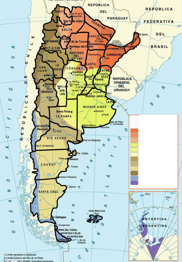 Juegos de Geografía Juego de CLIMAS DE ARGENTINA Cerebriti