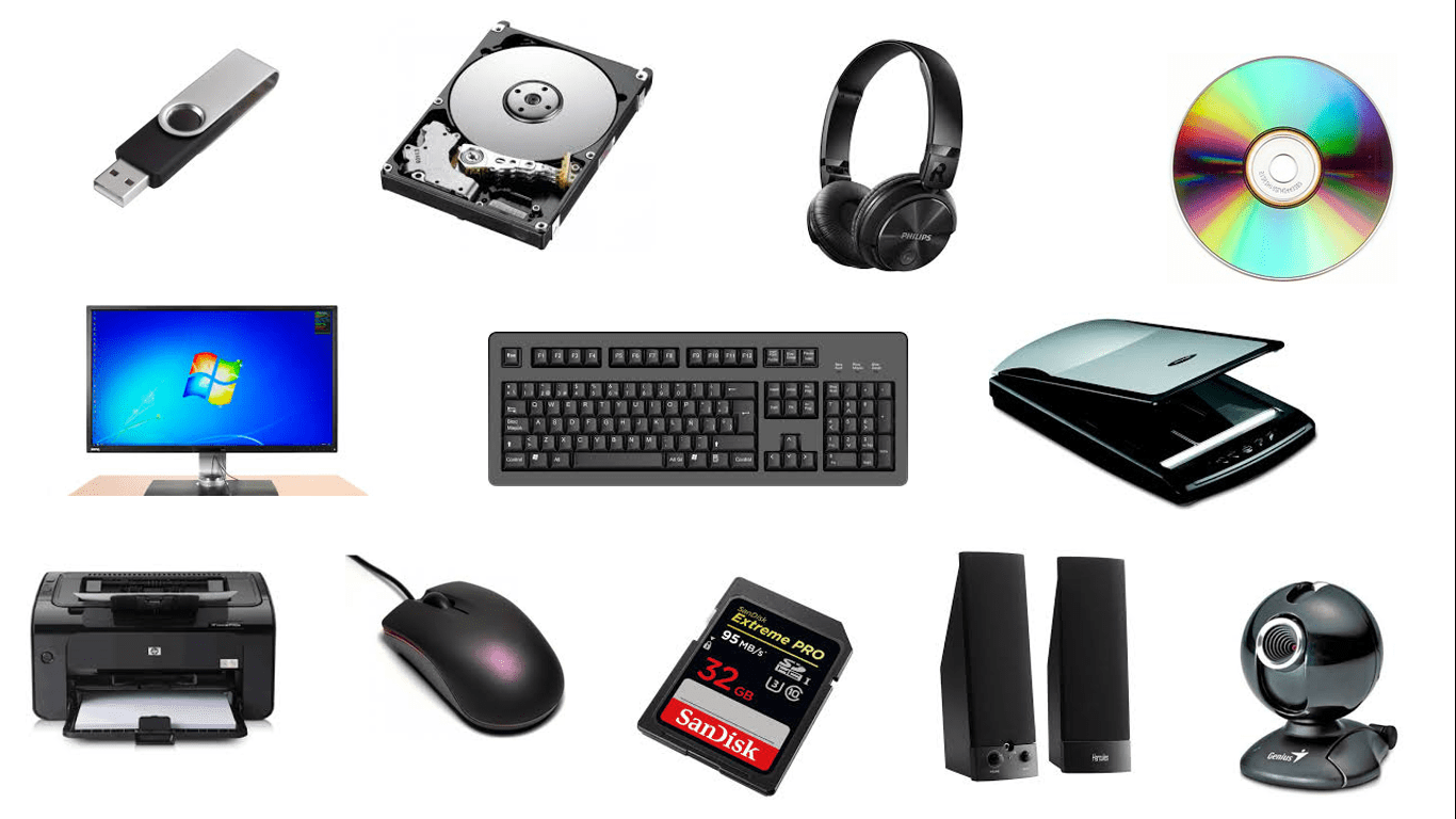 Juegos de Tecnología Juego de Dispositivos de entrada, salida y de