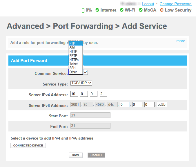Port Forwarding for CompTIA A+ Exam CertBlaster