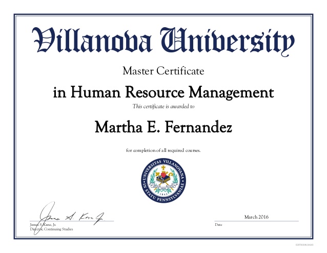 Certificate In Human Resources certificates templates free