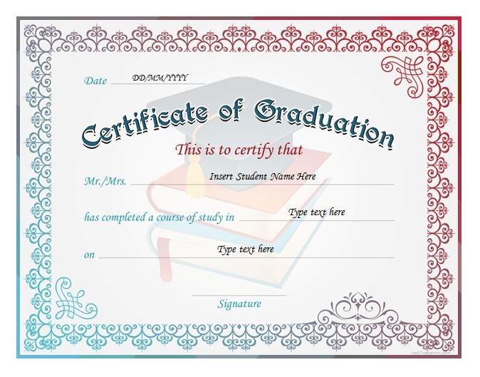 Degree Certificate Templates Professional Word Templates