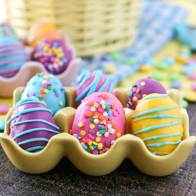 Cookie Dough Easter Eggs with M&M’S®