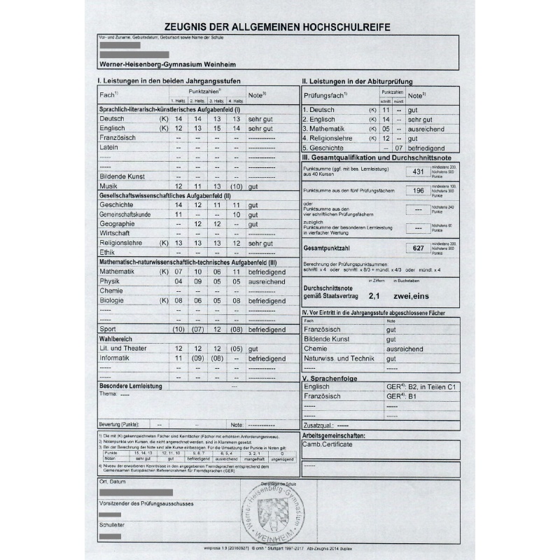 High school transcript translation services ACS