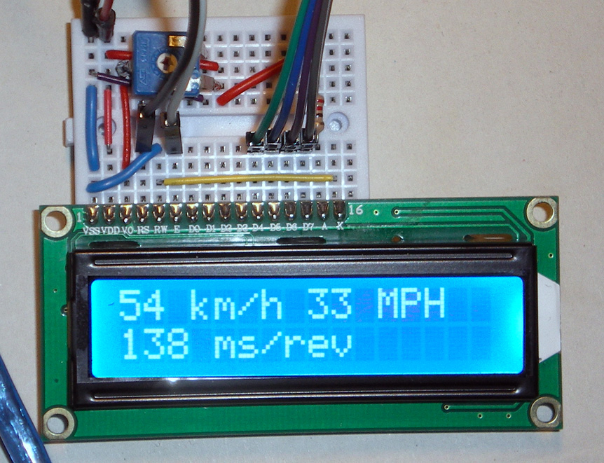 Bicycle speedometer with Arduino