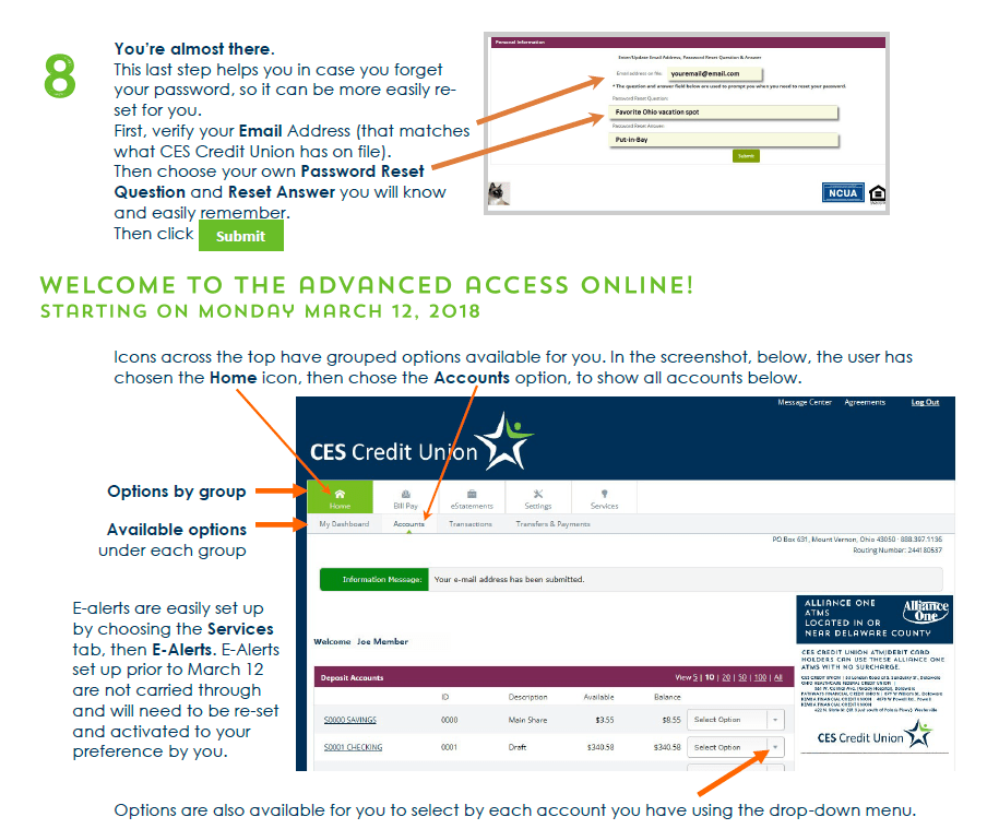 Bank & Credit Union Mount Vernon, OH CES Credit Union