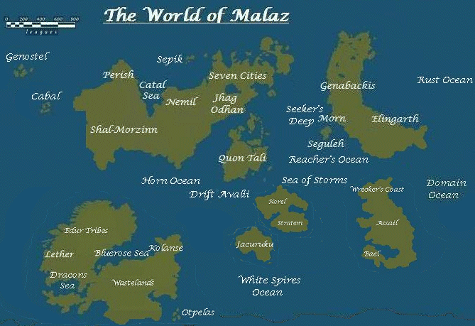 Return of the Crimson Guard + Malazan map collection The Cesspit.