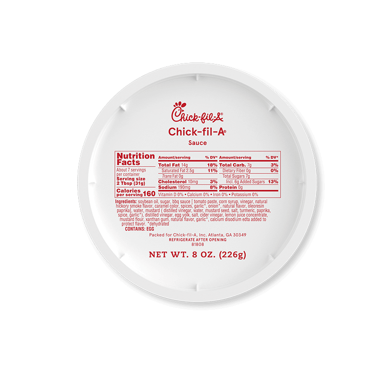 8oz ChickfilA® Sauce ChickfilA® Outlets at San Clemente