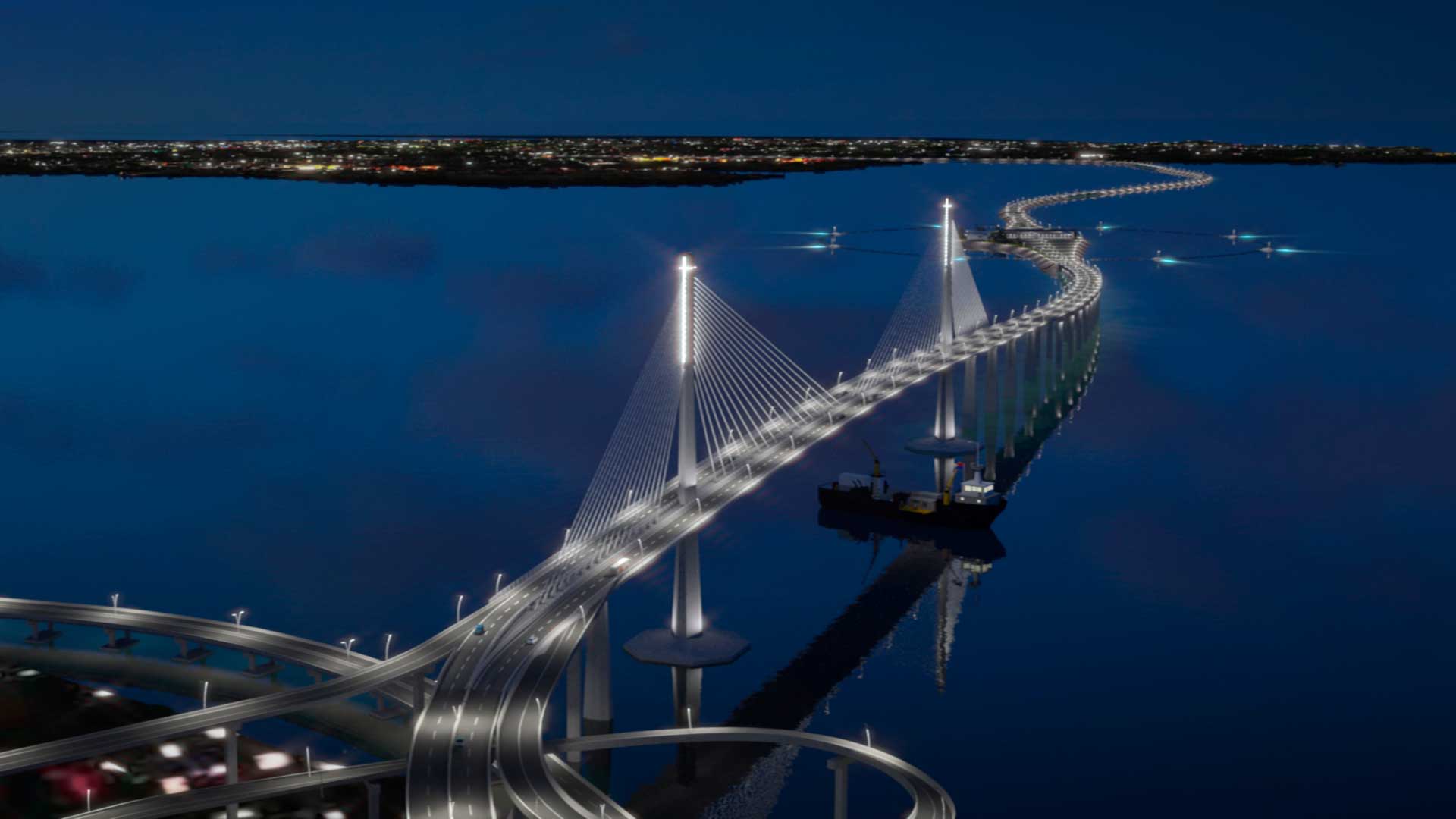 CFCSL CebúCordova bridge. Philippines. 2022. CFCSL