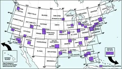 Faa Vfr Sectional Charts Navigation Charts