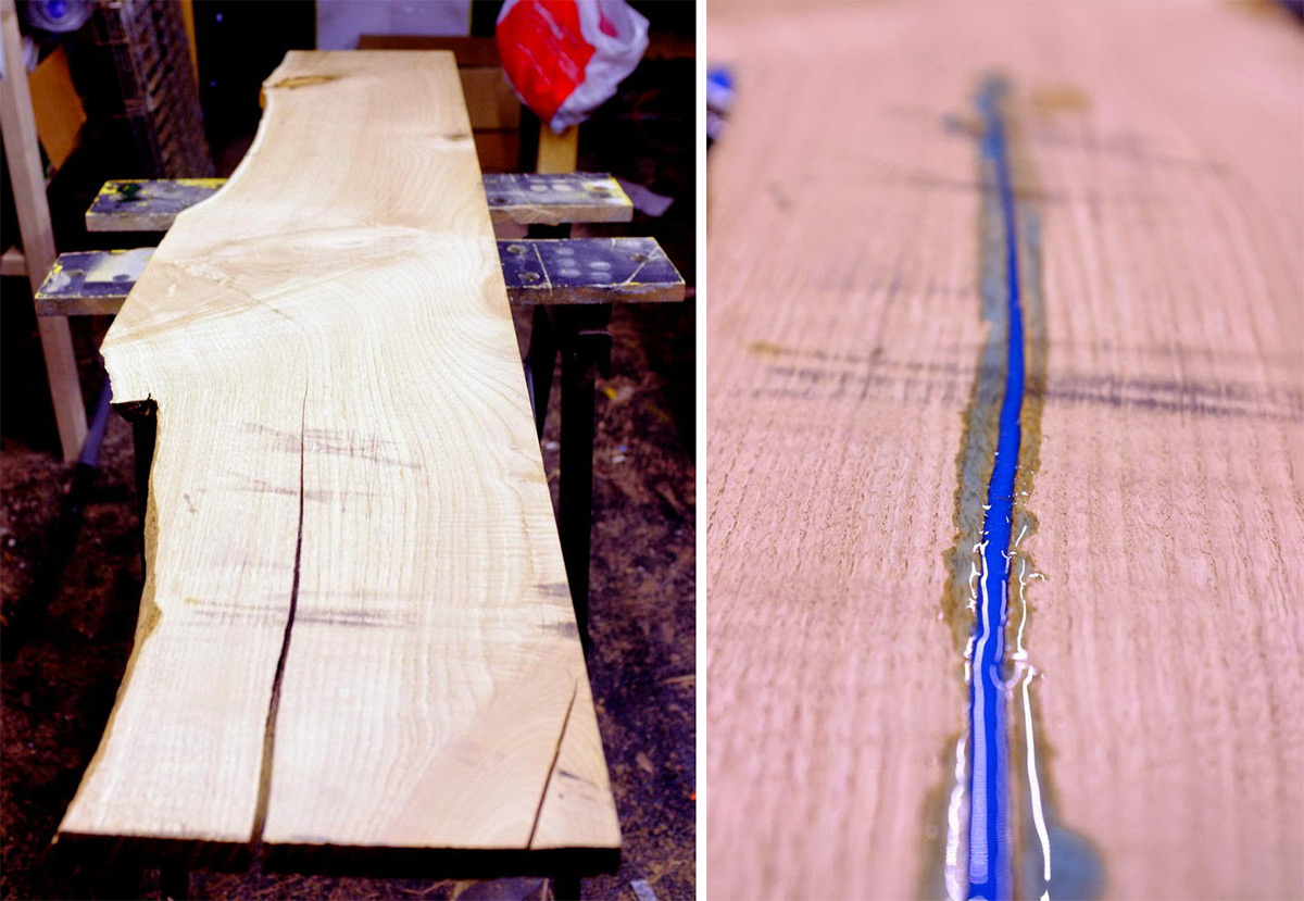 DIY Glowing Inlaid Resin Shelves CFLAS