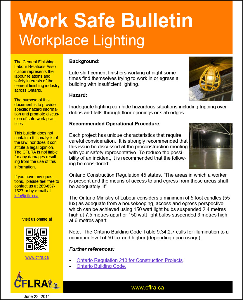 Safety Cement Finishing Labour Relations Association