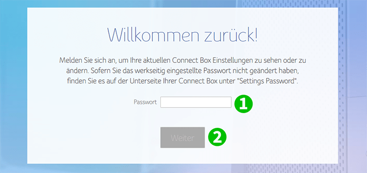 Enable port forwarding for the Unitymedia Connect Box cFos Software