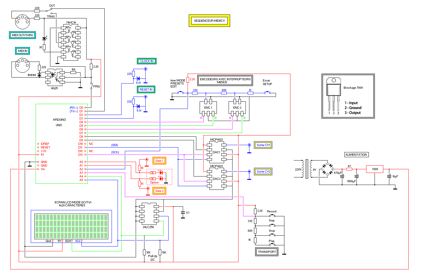 Sequenino Arduino Sequencer Sequenceur arduino