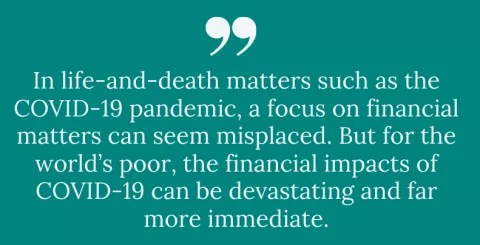 What S A Donor To Do The Financial Impact Of Covid 19 On The Poor