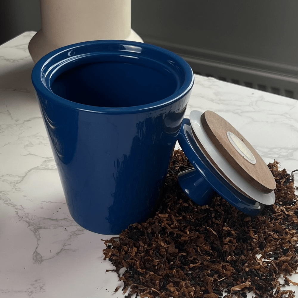 Savinelli Airtight Tobacco Storing Jar Blue
